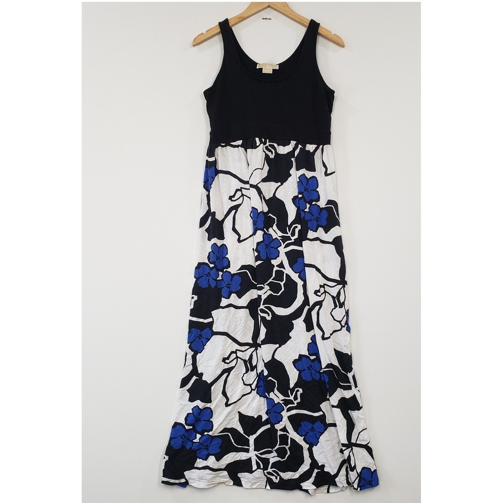 Michael Kors Maxi Dress Womens Medium Floral Empire Waist Sleeveless Summer Boho - Picture 3 of 9